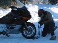 ความต้านทานการกัดกร่อน Anti Skid Chains ATV รถจักรยานยนต์โซ่หิมะ